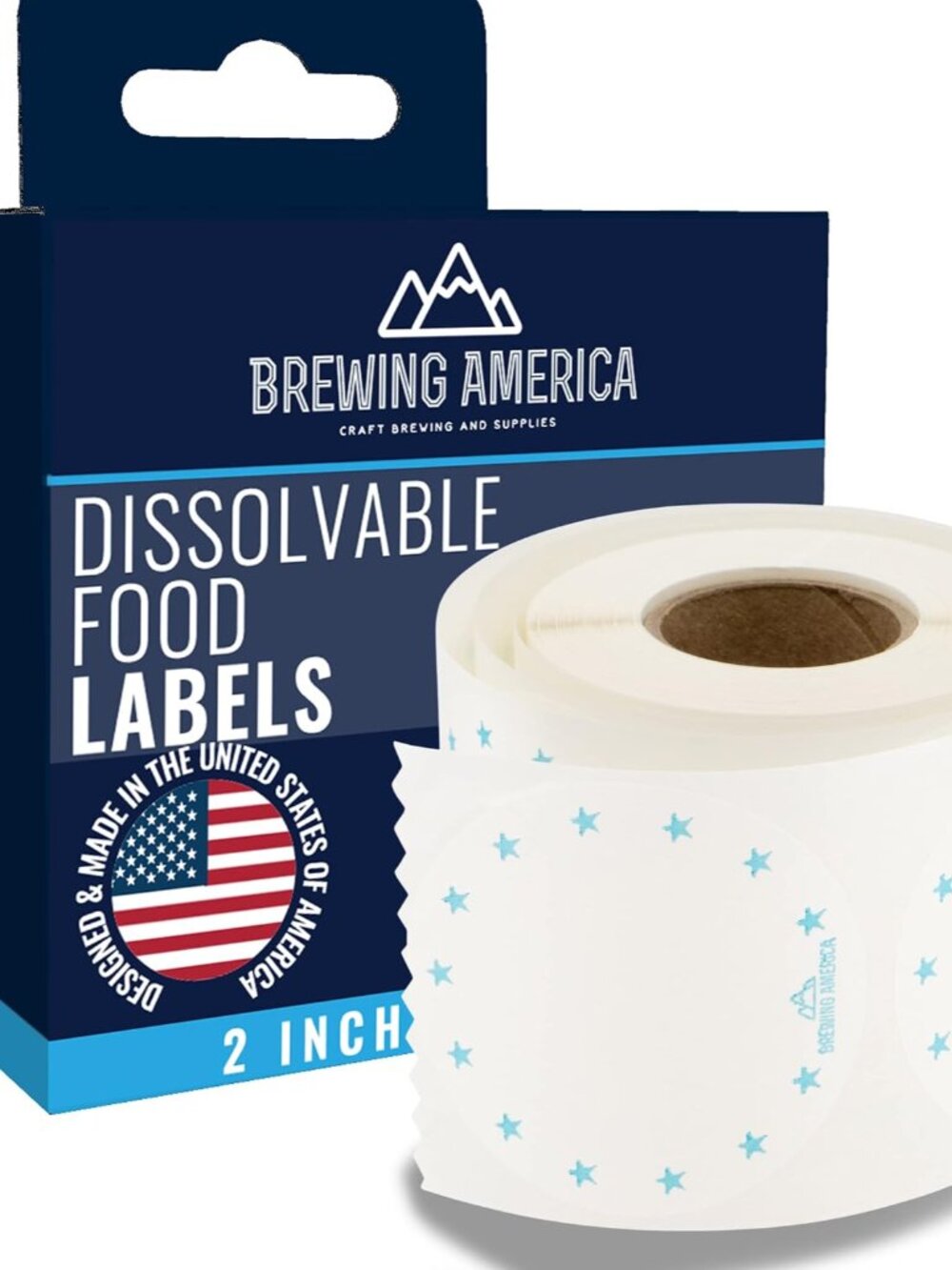 Dissolvable Food Labels for Canning, Pantry, Food Containers, and Mason Jar Food
